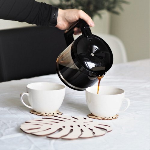 Padėkliukų rinkinys puodeliams (5 vnt.)