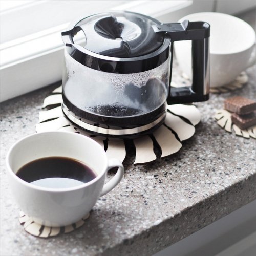 Padėkliukų rinkinys puodeliams (5 vnt.)