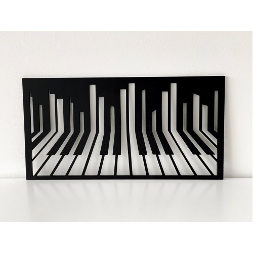 Sienos dekoracija - pianinas