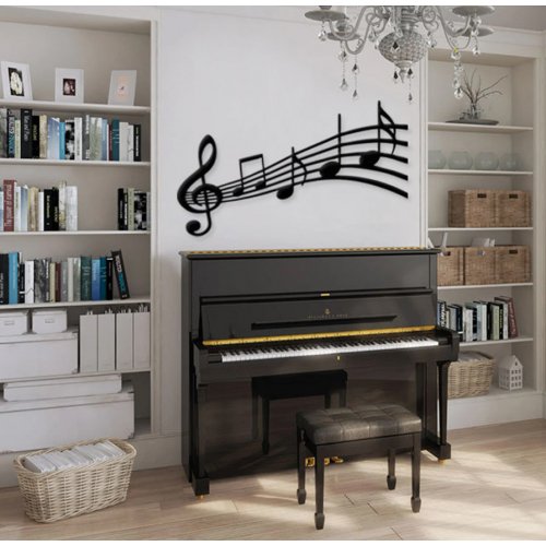 Muzikinės natos su smuiko raktudd