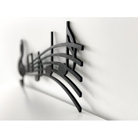 Muzikinės natos su smuiko raktudd