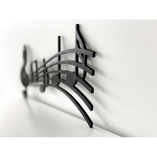 Muzikinės natos su smuiko raktudd